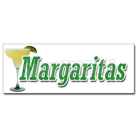 MARGARITAS DECAL Sticker Frozen Drinks Huge 2 For 1 Happy Hour Sangria